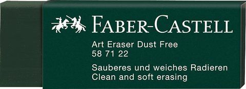 Ластик виниловый Faber-Castell Art Eraser Dust-Free цвет темно-зеленый, 587122 587122 фото