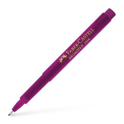Капиллярная ручка Faber-Castell BROADPEN 1554 пурпурный, 0,8 мм, 155437 155437 фото