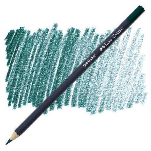 Цветной карандаш Faber-Castell Goldfaber цвет глубокий кобальтовый зеленый №158 (Deep Cobalt Green), 114758 114758 фото