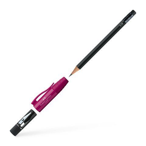 Олівець чорнографітний Faber-Castell Perfect Pencil II (режовий ковпачок зі стругачкою), 182934 182934 фото