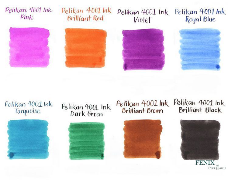 Чорнильні картриджі Pelikan 4001 TP/6 Brilliant Black 6 штук, короткі, колір чорний, 301216 301216 фото