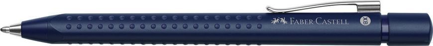 Ручка кулькова автоматична Faber-Castell Grip 2011 стрижень синій ХВ (1 мм), корпус темно-синій, 144163 144163 фото