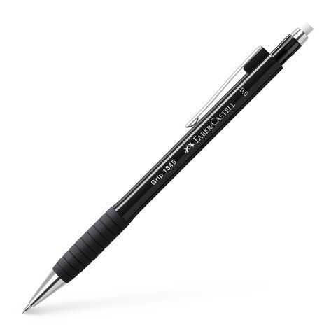 Олівець механічний Faber-Castell GRIP 1345, колір корпусу чорний (0,5 мм) 134599 134599 фото