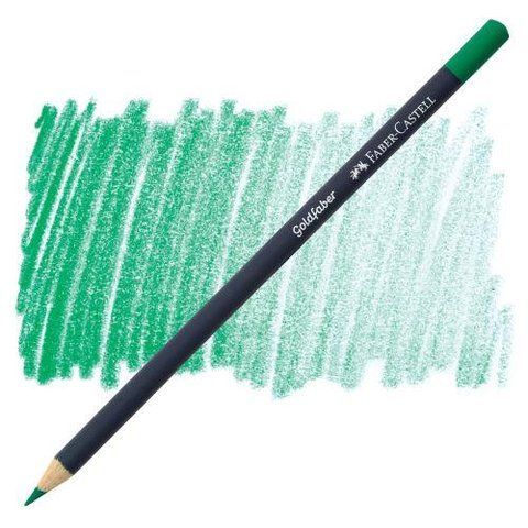 Цветной карандаш Faber-Castell Goldfaber цвет изумрудно-зеленый №163 (Emerald Green), 114763 114763 фото