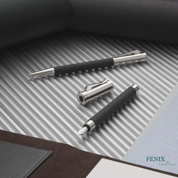 Ручка перьевая Graf von Faber-Castell из коллекции Tamitio Black, корпус черный, перо М (0,7 мм), 141500 141500 фото