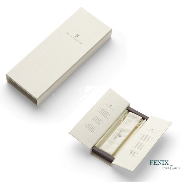 Ручка перьевая Graf von Faber-Castell из коллекции Tamitio Black, корпус черный, перо М (0,7 мм), 141500 141500 фото
