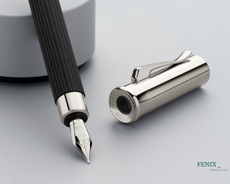 Ручка перьевая Graf von Faber-Castell из коллекции Tamitio Black, корпус черный, перо М (0,7 мм), 141500 141500 фото