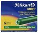 Картриджі чорнильні Pelikan 4001 TP/6 Brilliant Green 6 штук, короткі, колір зелений, 301200 301200 фото 1