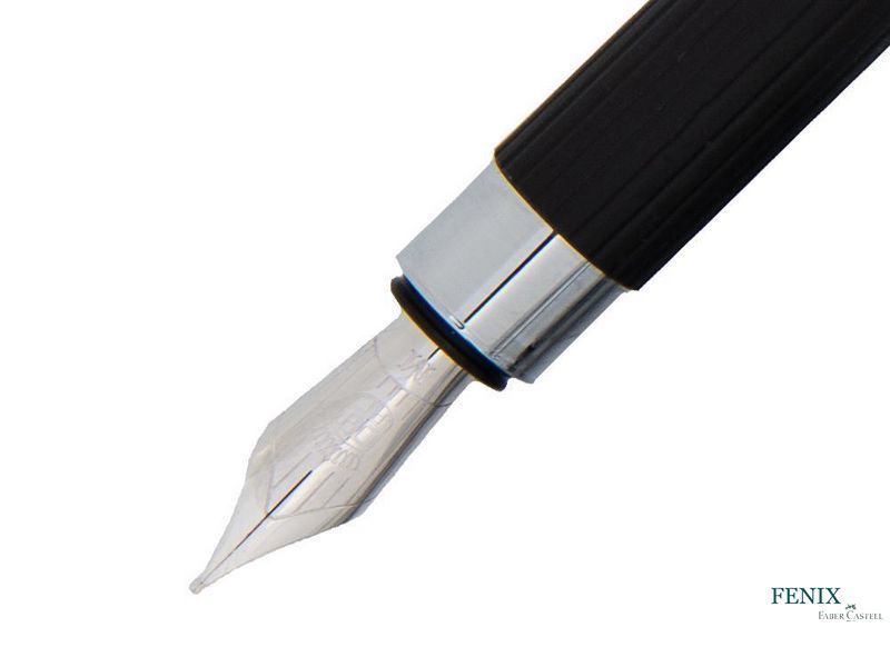 Ручка перьевая Graf von Faber-Castell из коллекции Tamitio Black, корпус черный, перо М (0,7 мм), 141500 141500 фото