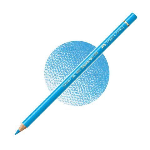 Карандаш цветной Faber-Castell POLYCHROMOS цвет светло синий №145 (Light Phthalo Blue), 110145 110145 фото