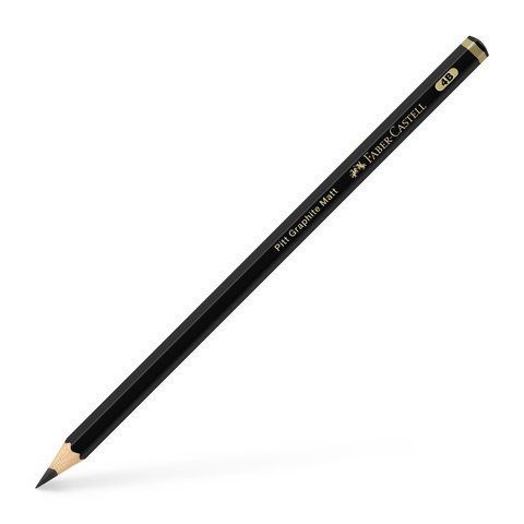 Карандаш чернографитный матовый Faber-Castell Pitt Graphite Matt, степень твердости 4В, 115204 115204 фото