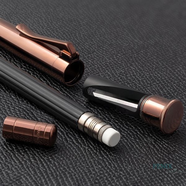 Карандаш чернографитный Graf von Faber-Castell Perfect Pencil Brown Edition, черный кедр, 118536 118536 фото