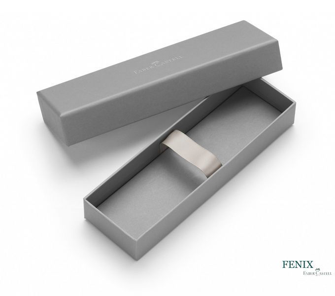 Ручка перова Faber-Castell NEO Slim Metal Black Rosegold чорний метал із рожевим золотом, перо F, 343101 343101 фото