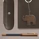 Брелок для ключів зі слоном Graf von Faber-Castell Key fob Elephant, шкіра темно-коричневого кольору, 118724 118724 фото 2