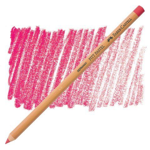 Карандаш пастельный Faber-Castell Pitt Pastel, цвет розовый кармин (rose carmine) №124, 112224 112224 фото