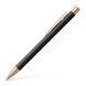 Кулькова ручка Faber-Castell NEO Slim Metal Black Rosegold чорний метал із рожевим золотом, 343320 343320 фото 1