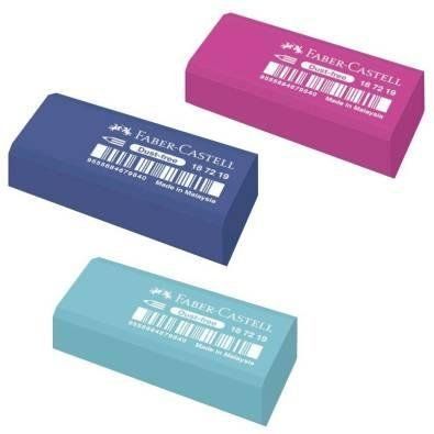 Ластик виниловый Faber-Castell Dust-Free TREND, цвета ассорти, 187219 187219 фото