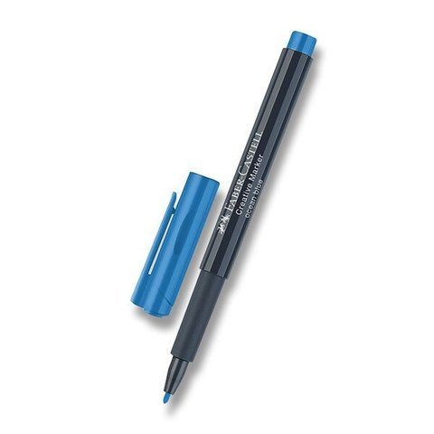 Маркер для декора Faber-Castell Creative Marker Ocean Blue, M (1,5 мм), цвет голубой, 160743 160743 фото