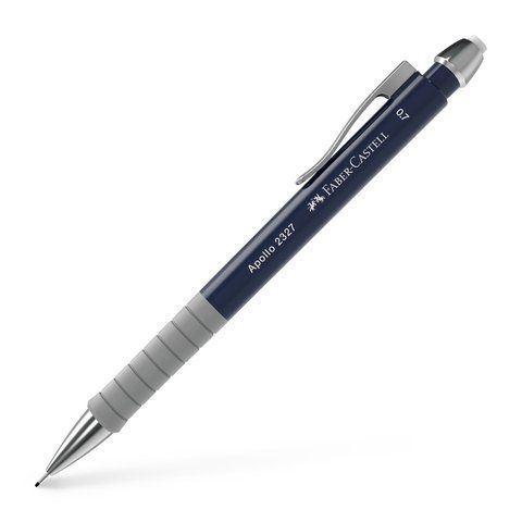 Олівець механічний Faber-Castell Apollo Dark Blue, корпус темно-синій (0,7 мм), 232703 232703 фото