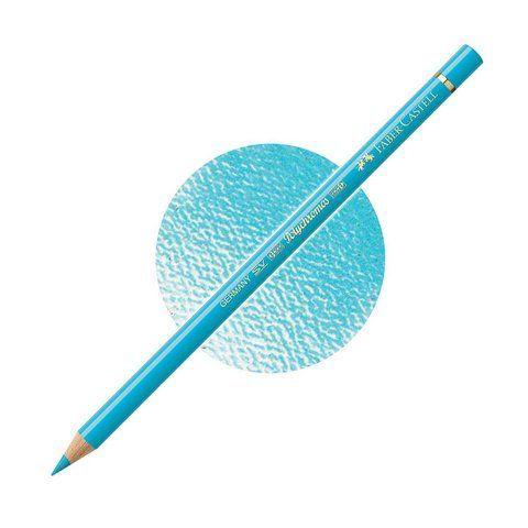 Карандаш цветной Faber-Castell POLYCHROMOS цвет ветло-кобальтовая бирюза №154 (Light Cobalt Turquoise), 110154 110154 фото