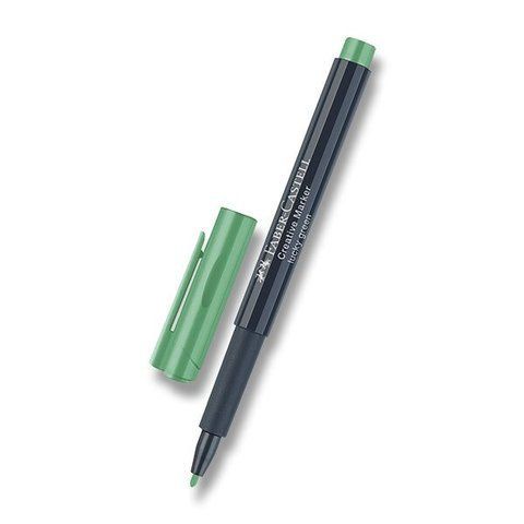 Маркер для декора Faber-Castell Creative Marker Lucky Green, M (1,5 мм), цвет зеленый, 160766 160766 фото