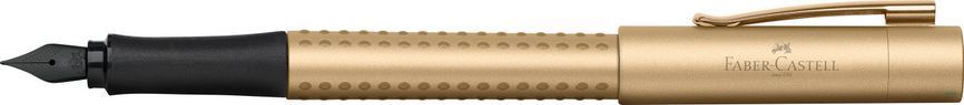 Ручка перьевая Faber-Castell GRIP 2011 Gold Edition корпус золотой металлик, перо F (0.5 мм), 140932 140932 фото