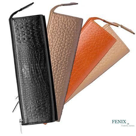 Футляр для ручок шкіряний Faber-Castell Design малий чорний, 189304 189304 фото