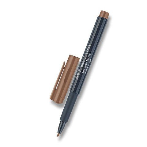 Маркер для декора Faber-Castell Creative Marker Maple Syrup, M (1,5 мм), цвет коричневый, 160788 160788 фото