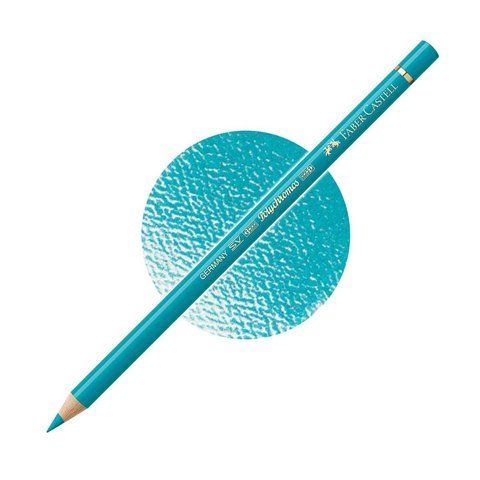 Карандаш цветной Faber-Castell POLYCHROMOS цвет кобальтовая зелень №156 (Cobalt Green), 110156 110156 фото