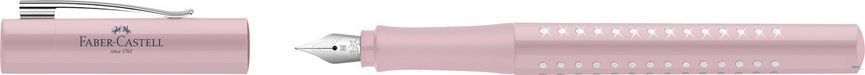 Ручка перьевая Faber-Castell Sparkle Rose в металлическом пенале, цв. корпуса розовый, перо М (0,7 мм), 201515 201515 фото