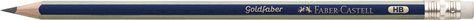 Олівець чорнографітний Faber-Castell Goldfaber 1222 НВ з гумкою, 116800 116800 фото