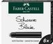 Картриджі чорнильні для перових ручок стандартні Faber-Castell колір чорний, 6 шт, 185507 185507 фото 1