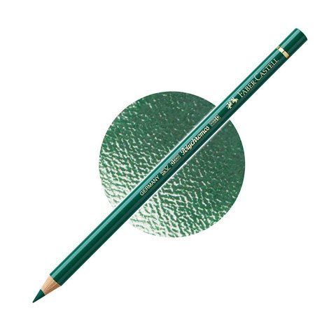 Карандаш цветной Faber-Castell POLYCHROMOS цвет зелень Хукера №159 (Hooker's Green), 110159 110159 фото