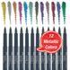 Маркер металлик для декора Faber-Castell Metallics Marker Nothing else metals, M (1,5 мм), цвет серебро,160751 160751 фото 10