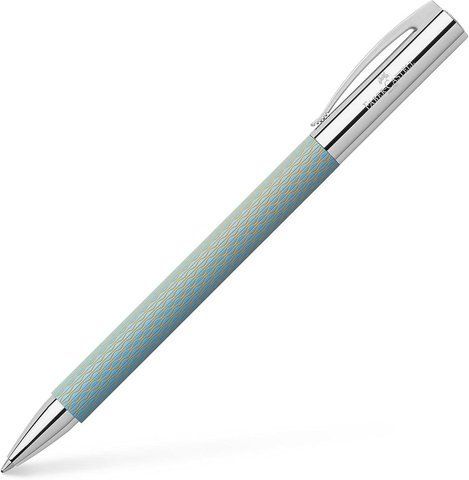 Шариковая ручка Faber-Castell Ambition OpArt Sky Blue, цвет корпуса лазурный, 147005 147005 фото