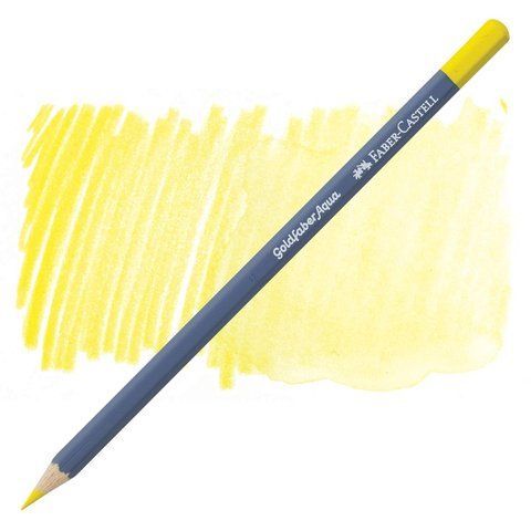 Карандаш акварельный Faber-Castell Goldfaber Aqua цвет светло-кадмиевая желтизна №105, 114605 114605 фото