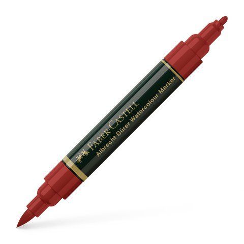 Акварельный двухсторонний маркер Albrecht D&uuml;rer Faber-Castell цвет индийский красный №192, 160492 160492 фото