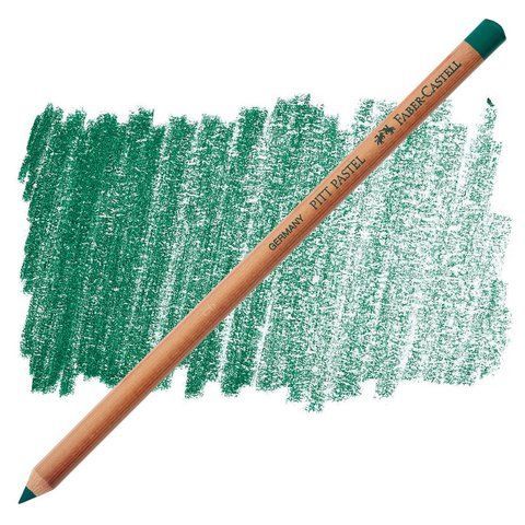 Карандаш пастельный Faber-Castell Pitt Pastel, цвет зеленый Хукер (Hooker's green) №159, 112259 112259 фото