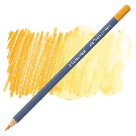 Карандаш акварельный Faber-Castell Goldfaber Aqua цвет темно-желтый хром №109 (dark chrome yellow), 114609 114609 фото