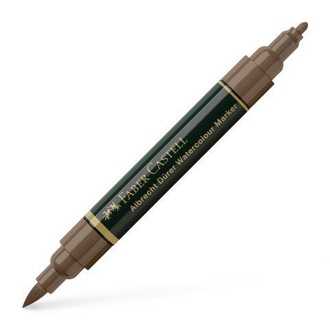 Акварельный двухсторонний маркер Albrecht D&uuml;rer Faber-Castell цвет темная сепия №175, 160475 160475 фото