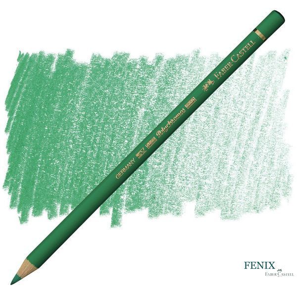 Олівець кольоровий Faber-Castell POLYCHROMOS колір смарагдово-зелений №163 (Emerald Green), 110163 110163 фото
