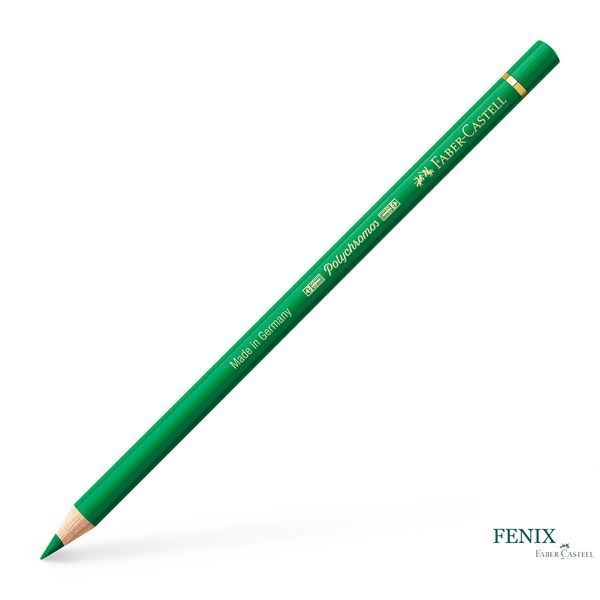 Олівець кольоровий Faber-Castell POLYCHROMOS колір смарагдово-зелений №163 (Emerald Green), 110163 110163 фото