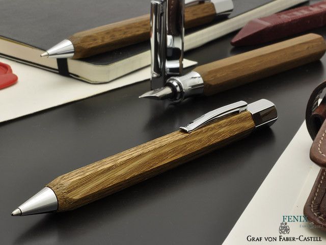 Кулькова ручка Faber-Castell Ondoro Smoked Оаk, корпус деревина дуба, 147508 147508 фото