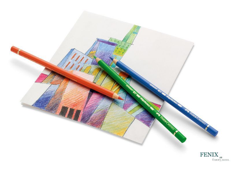 Олівець кольоровий Faber-Castell POLYCHROMOS колір смарагдово-зелений №163 (Emerald Green), 110163 110163 фото