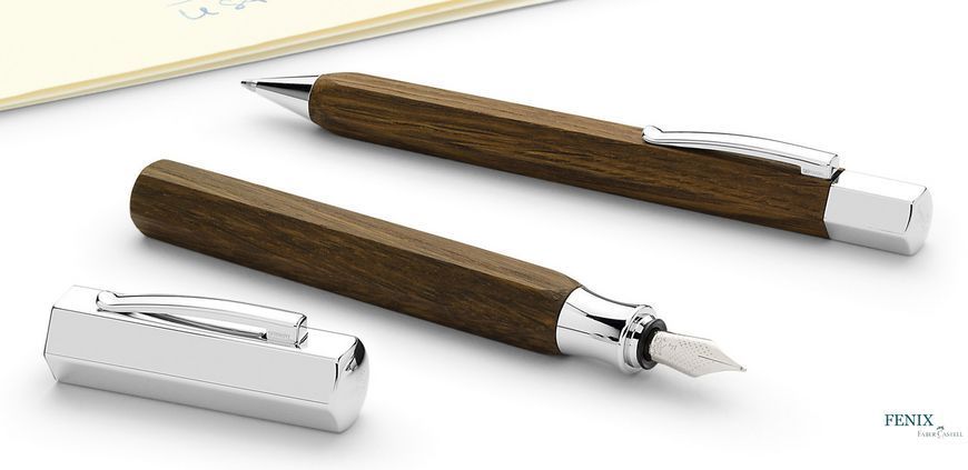 Кулькова ручка Faber-Castell Ondoro Smoked Оаk, корпус деревина дуба, 147508 147508 фото