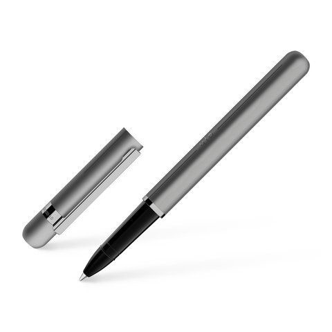 Ручка ролер OttoHutt серії Design 03 Rollerball Frosted Ruthenium, корпус темно-сірий, 943156 943156 фото