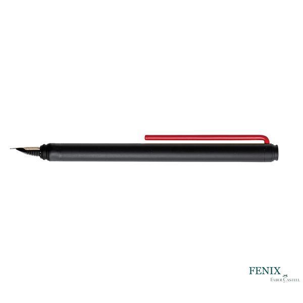 Ручка перова Pininfarina GrafeeX Fountain Pen, перо Medium, колір кліпу червоний GFX003ROM фото