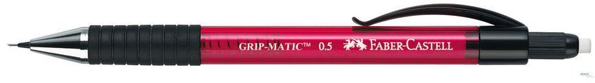 Олівець механічний Faber-Castell Grip Matic 1375, колір корпусу червоний 0,5 мм, 137521 137521 фото