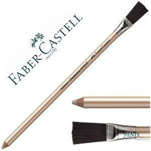 Ластик-карандаш Faber-Castell Perfection 7058 B с кисточкой для удаления туши и чернил, 185800 185800 фото
