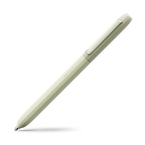 Ручка кулькова поворотна Faber-Castell серії AVORI Fresh Breeze, колір корпусу салатовий, синя М (0,7 мм), 142705 142705 фото